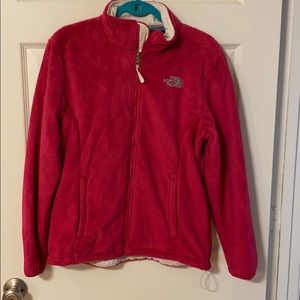 Pink north face